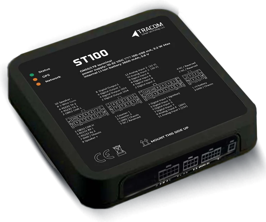 Tracom ST100 in-vehicle monitoring device